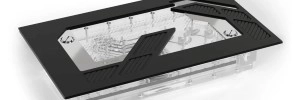 Alphacool sort une �norme distroplate pour le boitier be quiet! Dark Base Pro 901