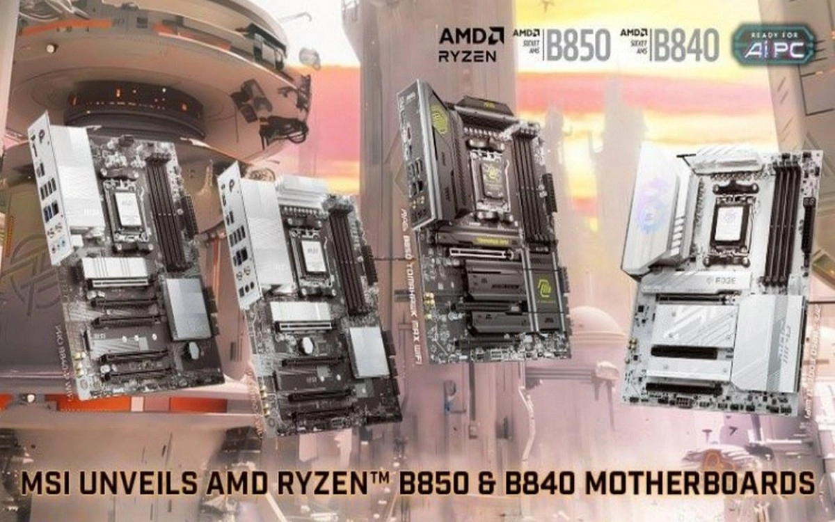 MSI : les nouvelles B850 et B840 arrivent, et m�me des X870 !