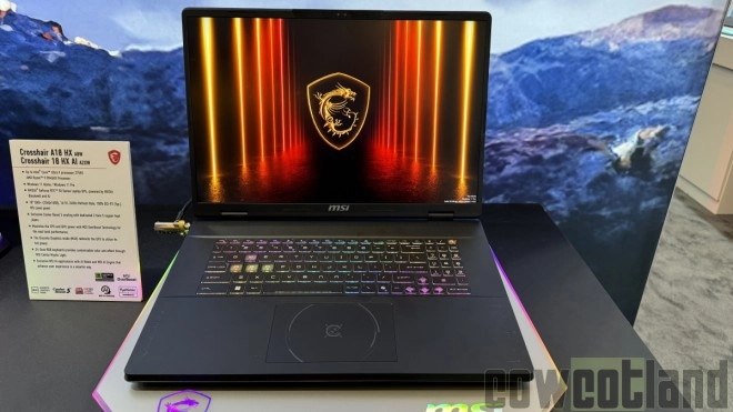 Encore plus de laptops pour MSI durant l�ann�e 2025 : Les QHD+