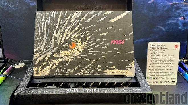Toujours plus de laptops pour MSI durant l�ann�e 2025 : Le TITAN Dragon Edition Norse Myth !!!