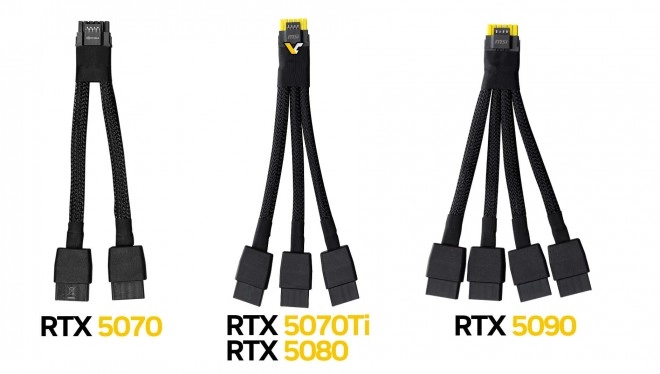 MSI g�n�ralise son connecteur 12V-2x6 jaune � ses adaptateurs