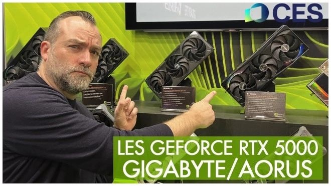 PLUIE de GeForce RTX 5000 chez AORUS et GIGABYTE !!!