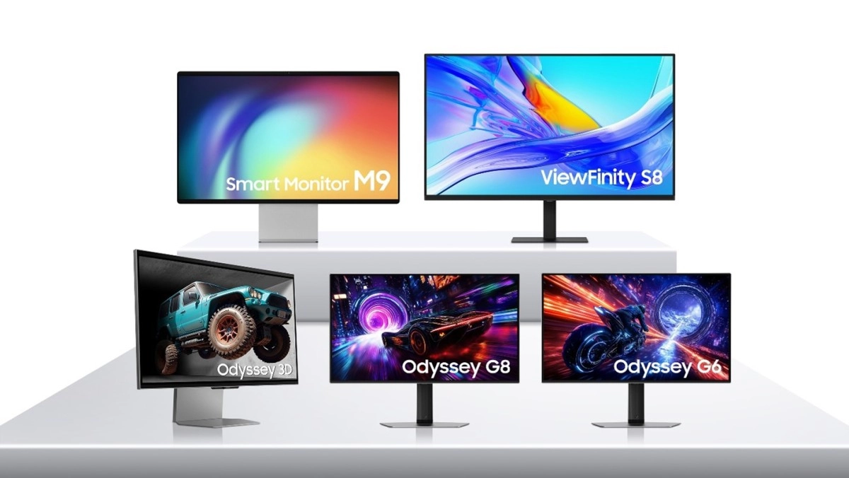 CES 2025 : les nouveaux moniteurs Samsung allient capacit�s d'IA, performances en gaming et productivit�