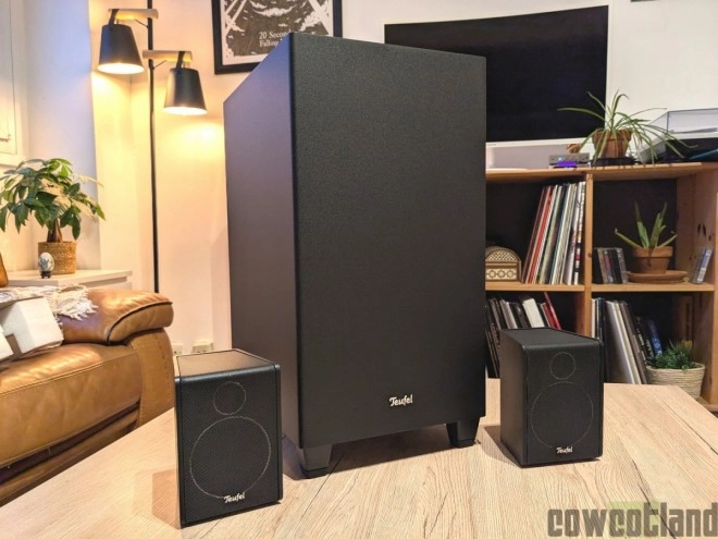Test enceintes Teufel Consono 25 Concept : Du tr�s tr�s bon 2.1