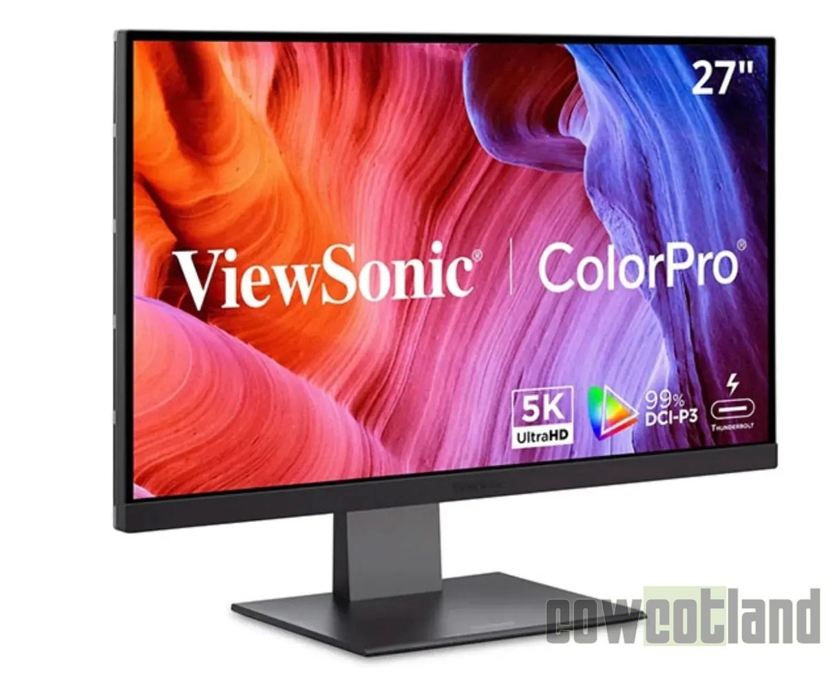 Viewsonic annonce le VP2788-5K montant jusqu�� 75 Hz