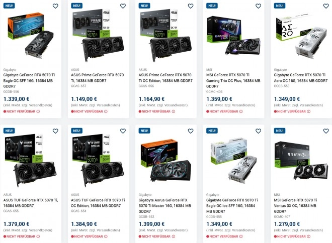 GeForce RTX 5070 Ti � 879 euros : Oui, non, peut-�tre ?