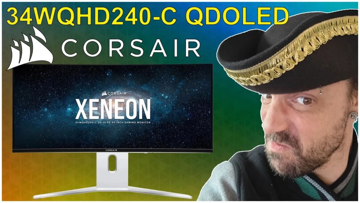 CORSAIR 34WQHD240 C QD-OLED : Du lourd au format ultra wide
