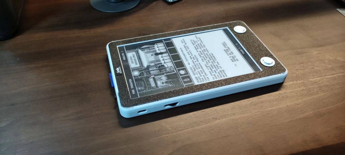 Ink Console, une console portable d�di�e aux jeux textuels