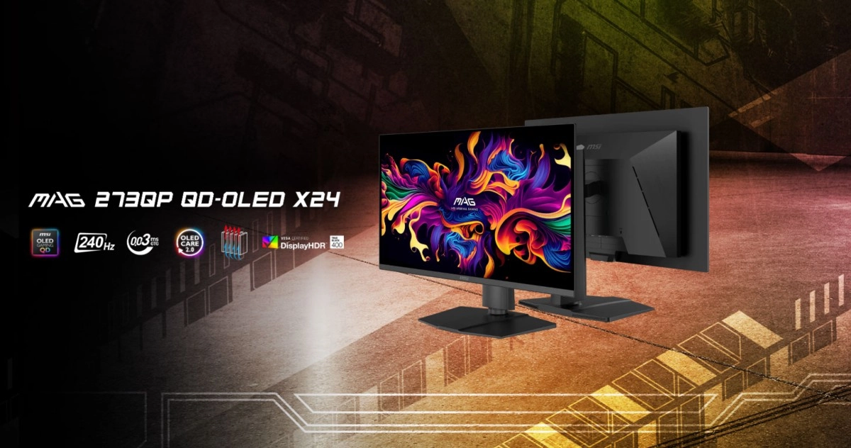 MSI annonce le MAG 273QP QD-OLED X24 : Un QHD � 240 Hz