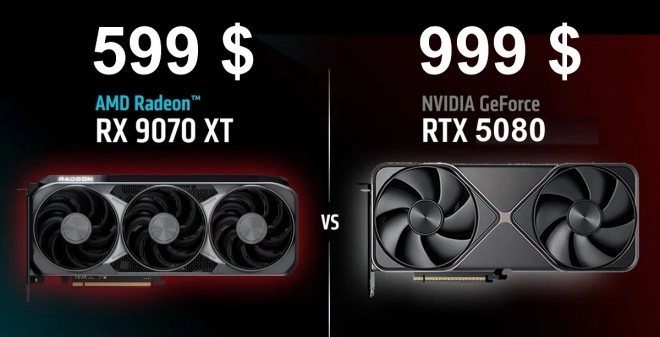 La carte AMD Radeon RX 9070 XT �quivalente � la RTX 5080, comment cela est-il possible � ce prix ?