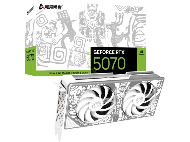 AXGaming d�voile une carte graphique RTX 5070 orn�e d'un graffiti maya !