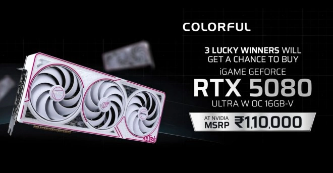 CRAZY : trois heureux gagnants indiens pourront acheter une NVIDIA RTX 5080 au prix MSRP !!!
