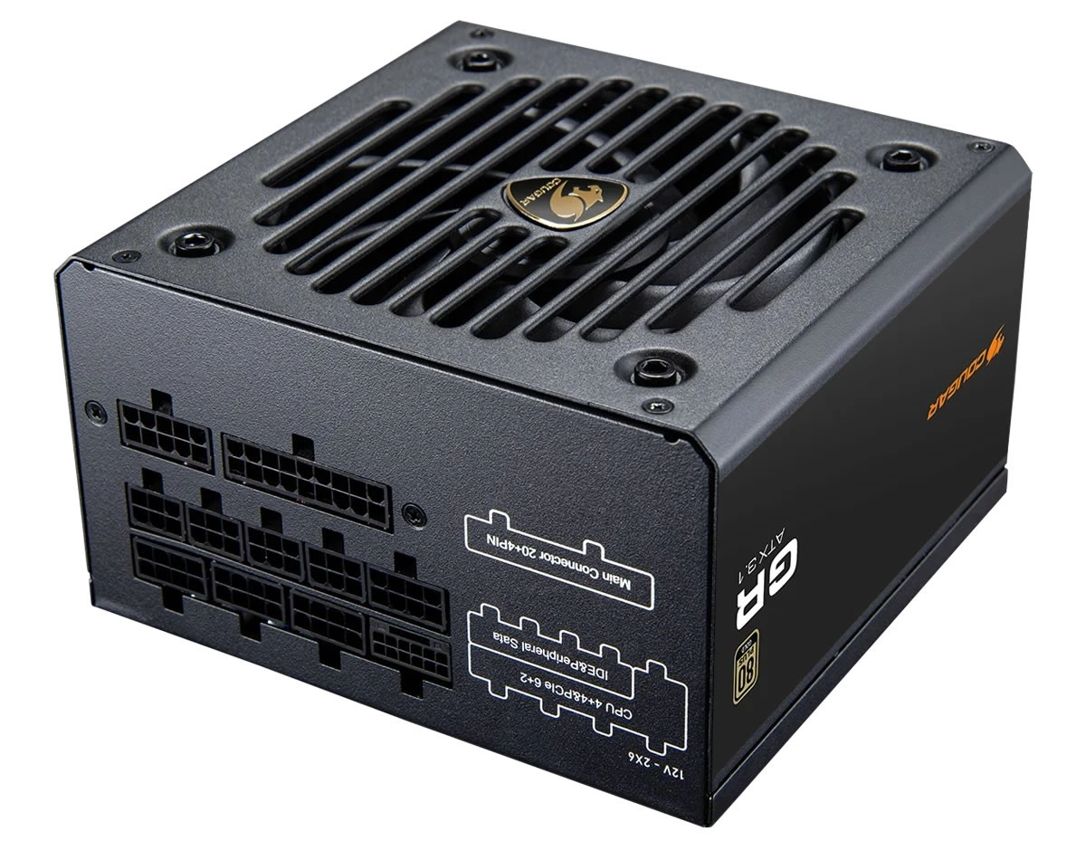 COUGAR GR, moins de 850 W en 80 PLUS Gold, et avec un 12V-2x6