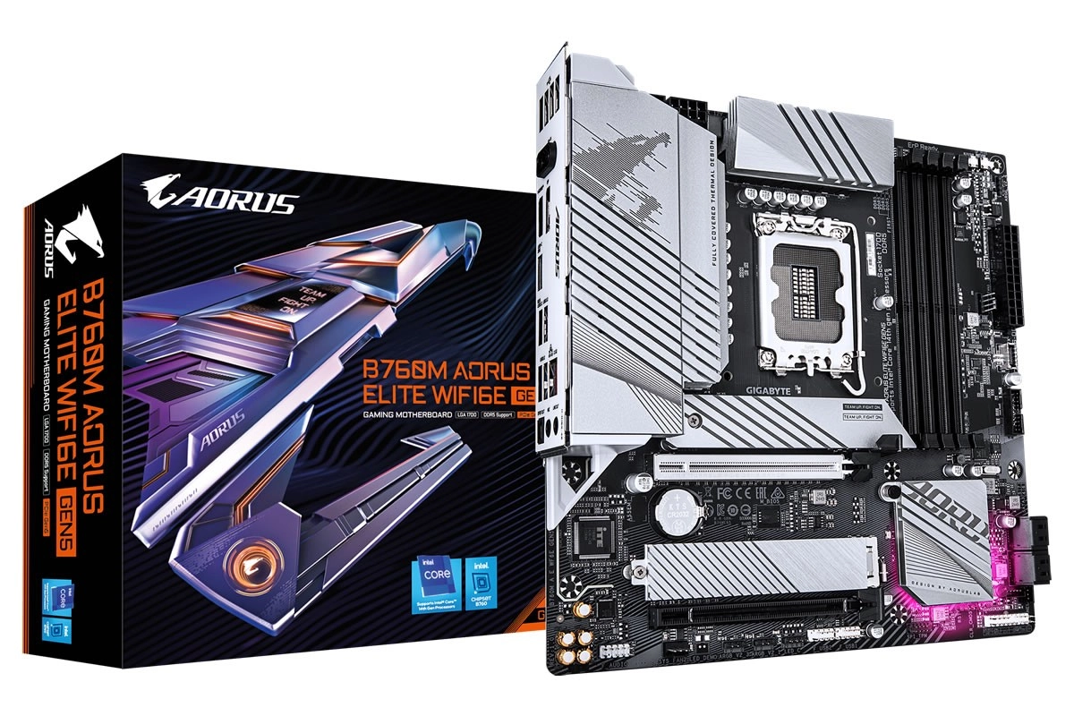 GIGABYTE passe au PCI-E Gen5 sur ses cartes en Intel B760