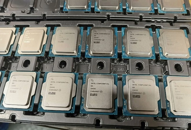 Des prototypes de CPU Intel Meteor Lake-S se montrent