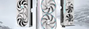 Les cartes graphiques GIGABYTE AORUS RTX 50 d�sormais disponibles en blanc ; enfin, on se comprend...