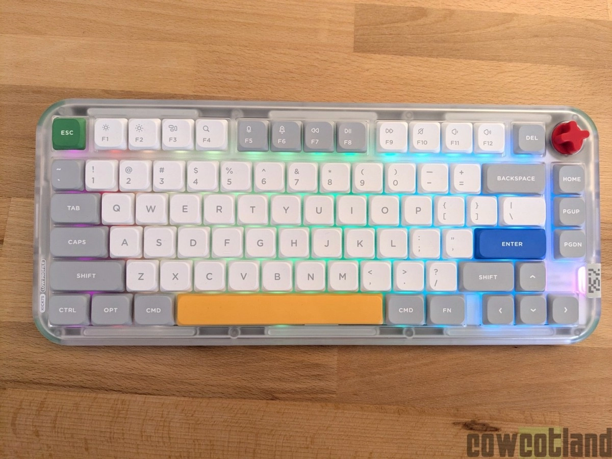 NuPhy Kick75, un clavier fin ou �pais, au choix