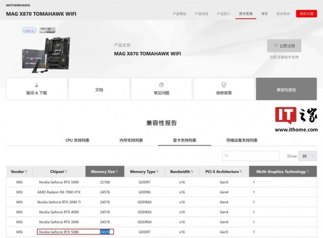 Vers une GeForce RTX 5080 avec 24 Go de m�moire GDDR7 ???