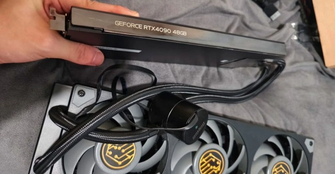 En Chine, on peut trouver des RTX 4090 48 Go sous AIO !