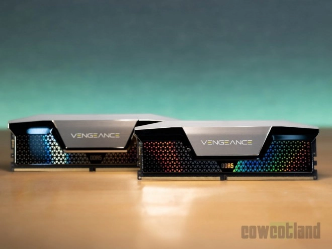 Test kit m�moire CORSAIR Vengeance RGB DDR5 Cudimm 2x24 Go 8400 MT/s C40