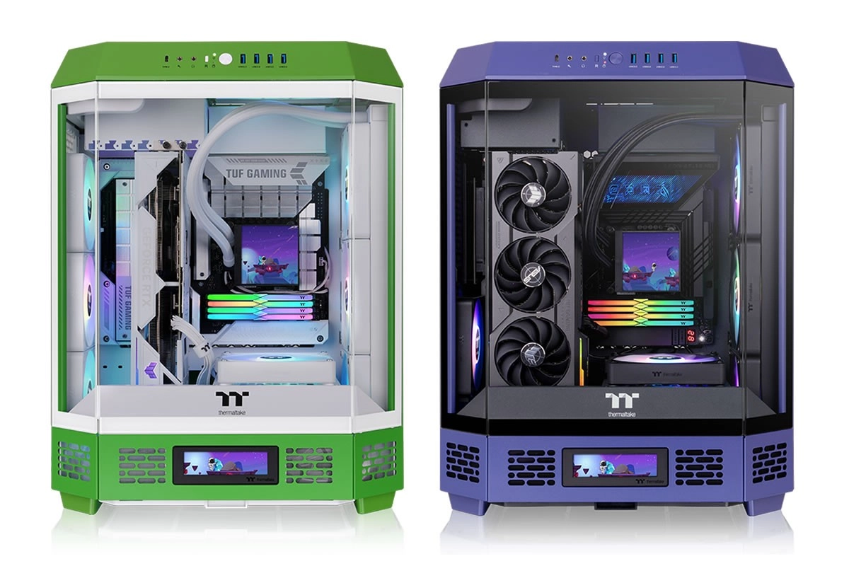 Light-Year Green et Future Dusk, le Thermaltake The Tower 600 a deux nouveaux coloris