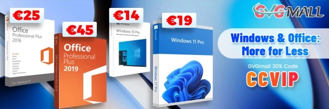 Oui, oui, oui, Windows 10 pour 13 euros ou Windows 11 pour 19 euros, on aime !!!
