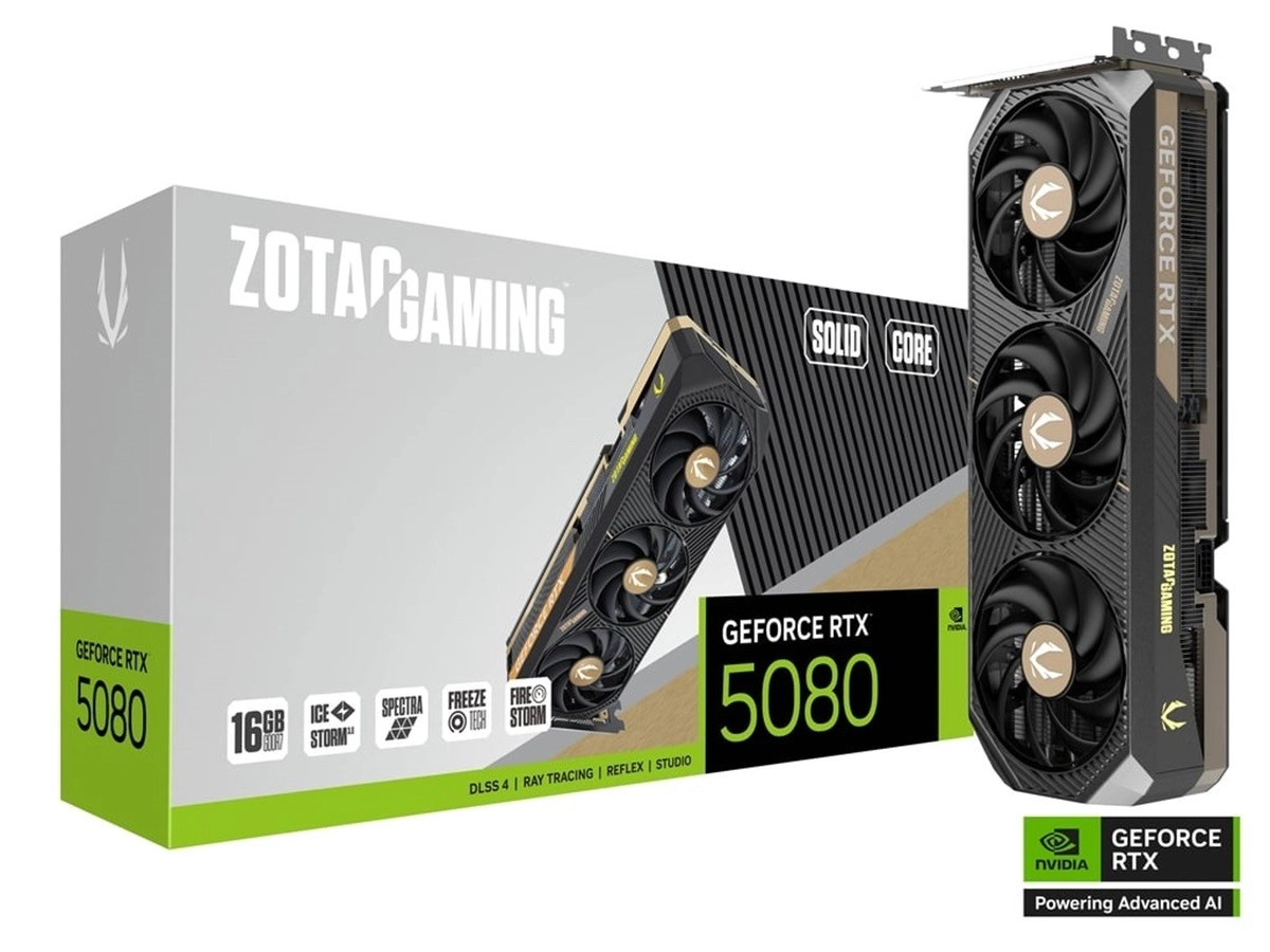 ZOTAC Gaming propose des RTX 5070 Ti et 5080 SOLID CORE de 2.5 slots