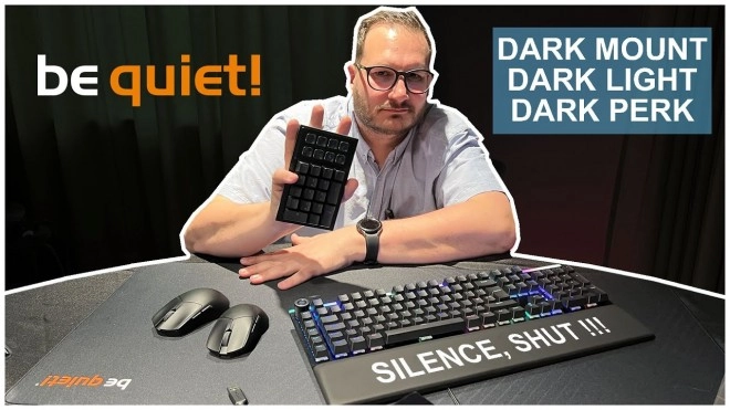 be quiet! se lance dans les claviers et souris GAMING SILENCIEUX !!!