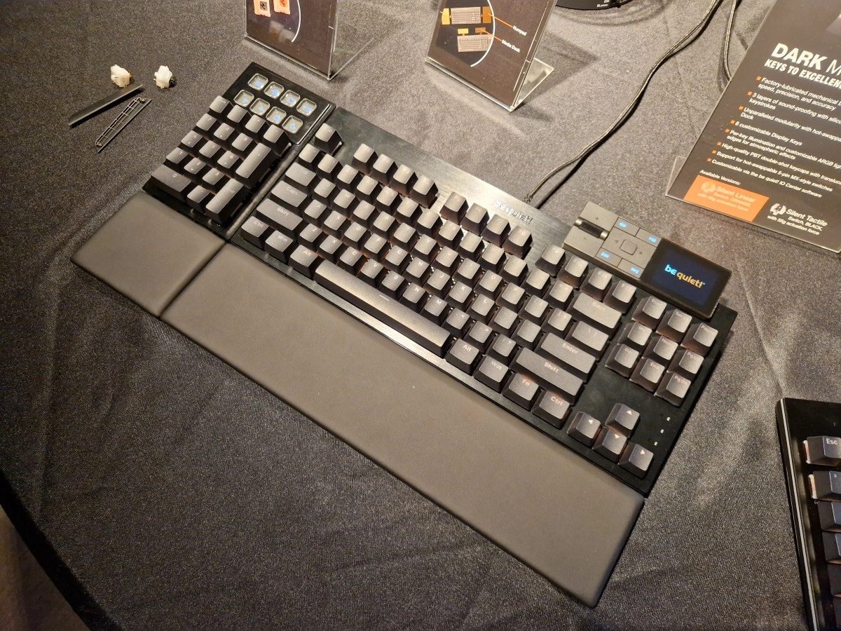 be quiet! lance le gaming silencieux avec les claviers Dark Mount et Light Mount