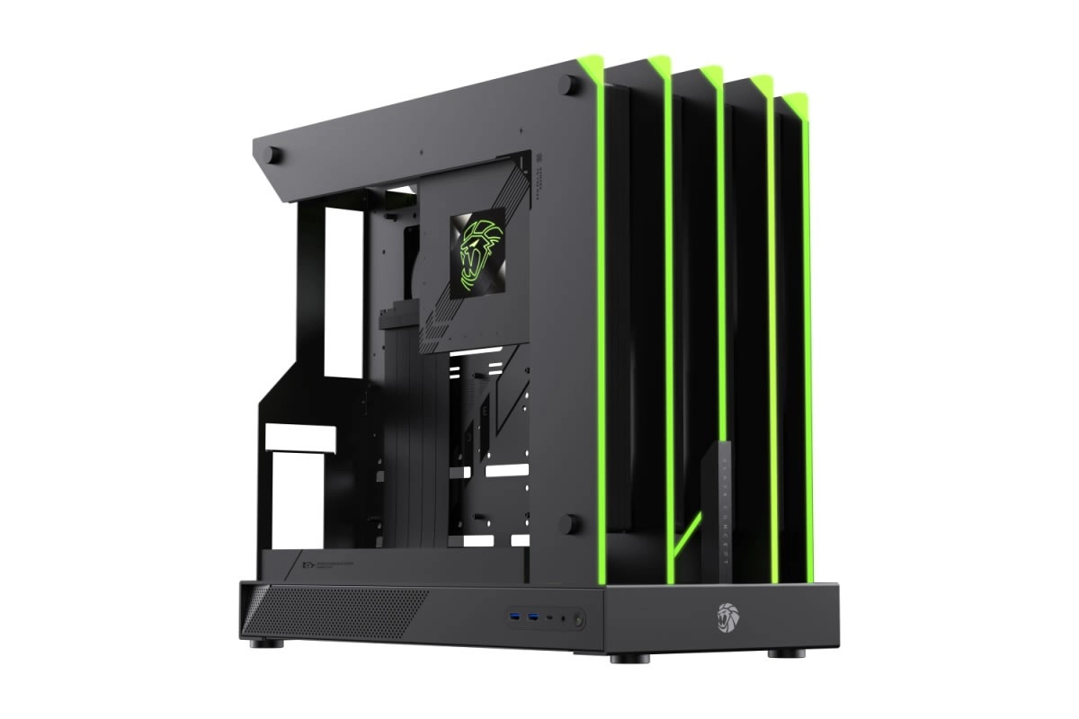 GAMEMAX BLADE CONCEPT, un boitier ouvert au style tr�s agressif