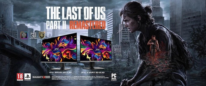 MSI va offrir The Last of Us Part II Remastered avec ses moniteurs QD-OLED