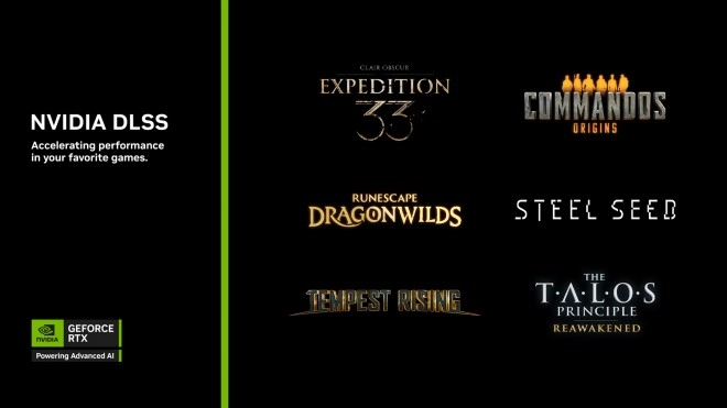 Cette semaine, le DLSS acc�l�re les performances de 6 nouveaux jeux, dont Steel Seed et The Talos Principle: Reawakened !