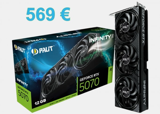 BOOM, la RTX 5070 passe � 569 euros !!!