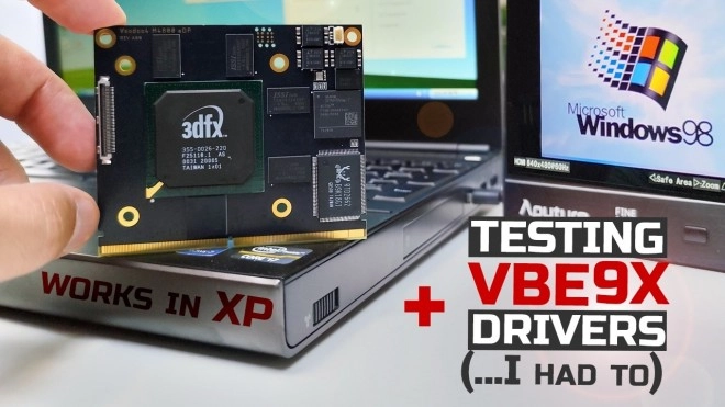 Une Voodoo4 3dfx dans un portable Dell Precision M4800 en MXM !!!