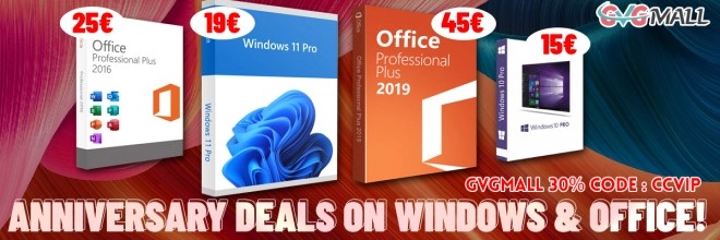 Avant qu'il ne soit trop tard, profitez de Windows 10 � 13 euros et Windows 11 � 19 euros !!!