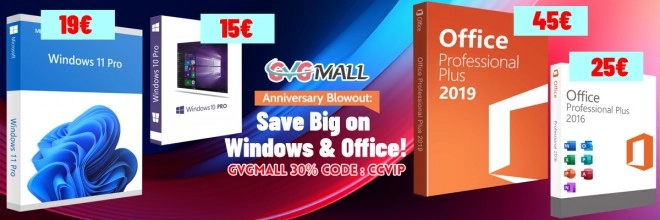 Incroyable et pourtant, Windows 10 � 13 euros et Windows 11 � 19 euros !!!
