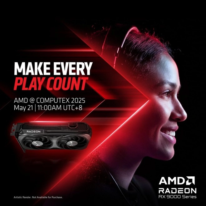 AMD tease une future carte graphique RX 9060 XT : RDV lors du Computex !