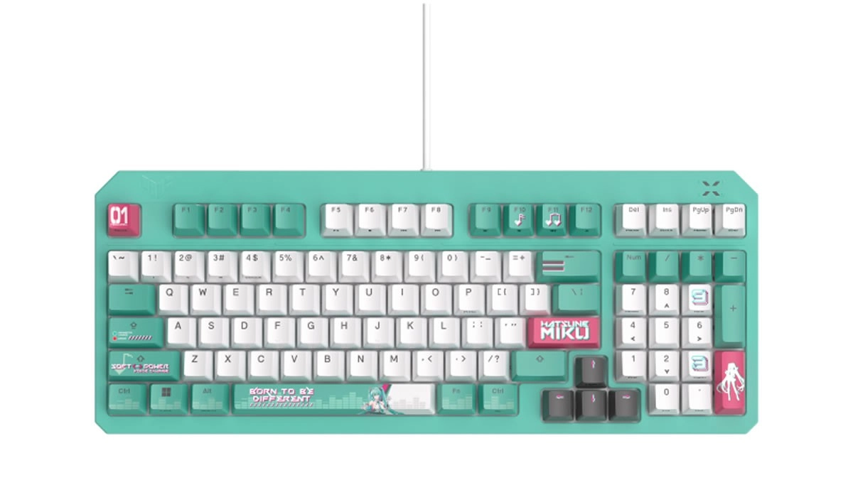 Les premiers p�riph�riques ASUS x Hatsune Miku arrivent