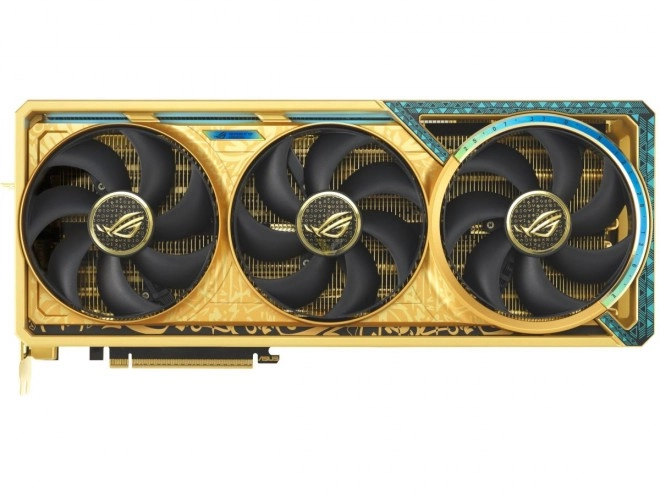 ASUS d�voile maintenant une GeForce RTX 5080 DUBAI STYLE, avec une nouvelle ROG Astral Dhahab Edition