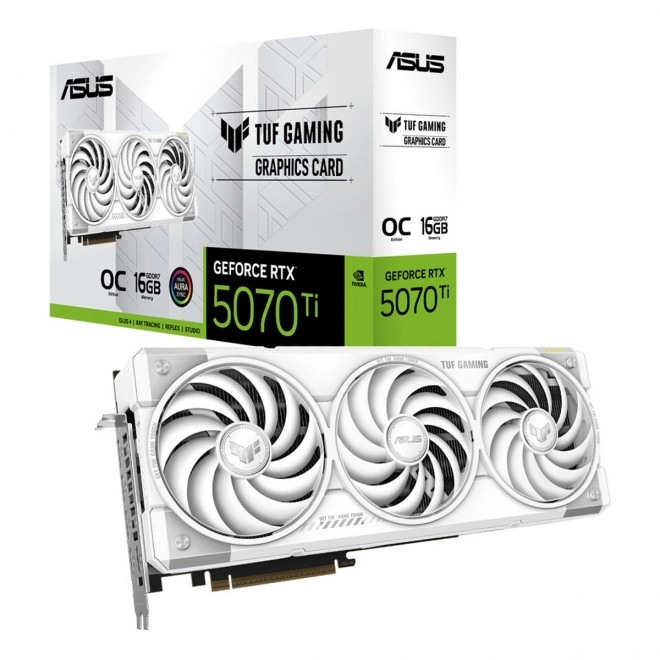 ASUS propose des versions White de ses cartes TUF Gaming RTX 5070 Ti et PRIME RTX 5070