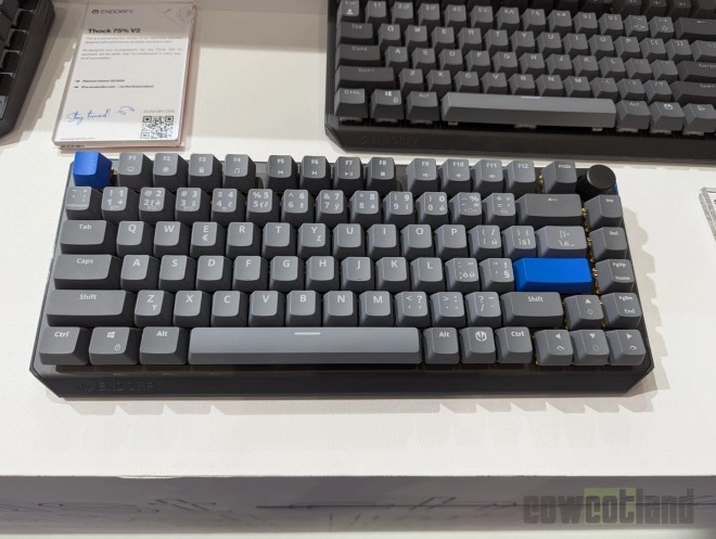Computex 2025 : C'est quoi ces claviers de dingue chez Endorfy ?