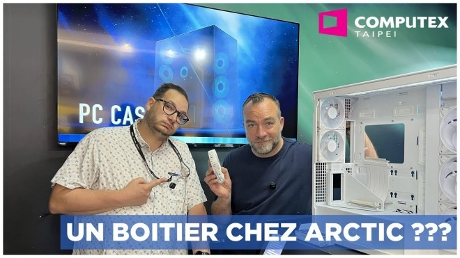 Computex 2025 : ARCTIC attaque le march� des boitiers PC avec RAGE au COMPUTEX