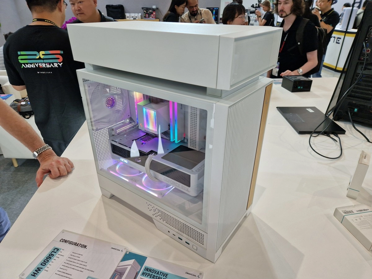Computex 2025 : cacher ou montrer son watercooling, DeepCool h�site