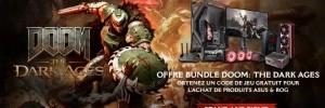 ASUS vous offre le jeu DOOM: The Dark Ages si vous achetez l'un de ses produits