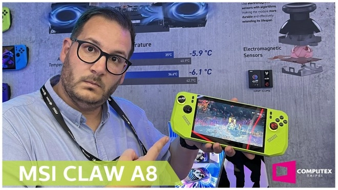 Claw A8 : MSI passe en AMD pour sa console portable au Computex