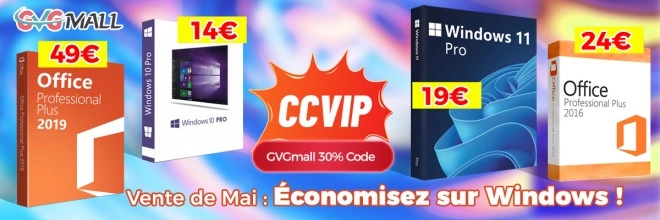 Durant le Computex aussi, Windows 10 � seulement 13 euros et Windows 11 � seulement 19 euros !!!