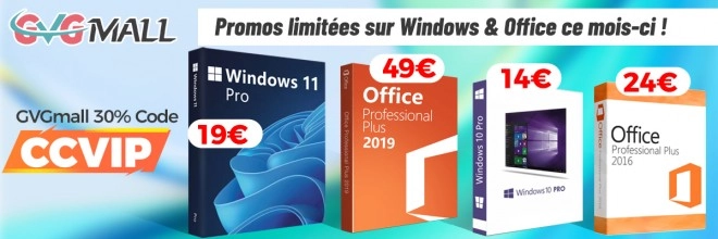 Pour le Computex Windows 10 toujours � 13 euros et Windows 11 � 19 euros !!!