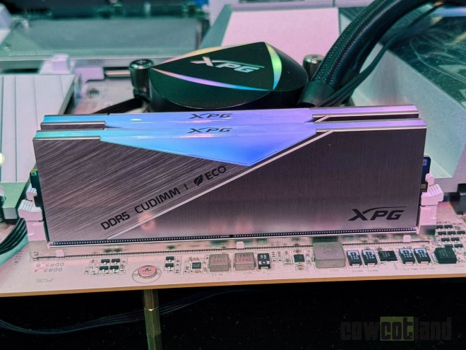 C�t� m�moire, sur le stand Adata, on a rep�r� deux choses int�ressantes au Computex 2025