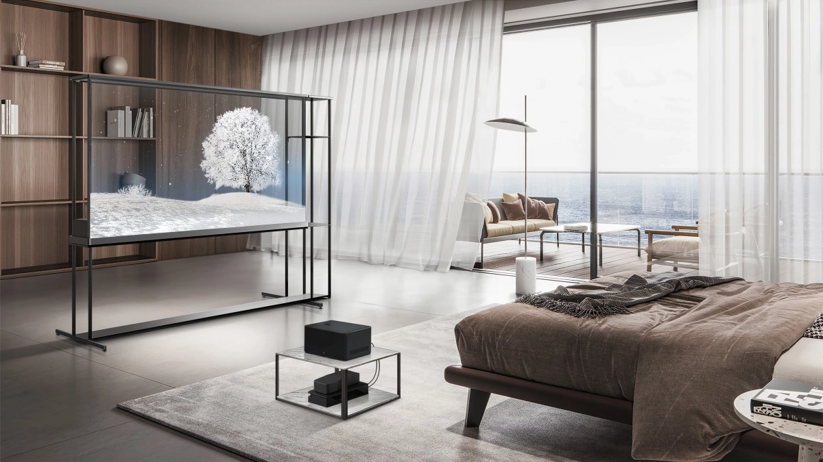 LG lance en France le premier t�l�viseur LG OLED transparent sans fil