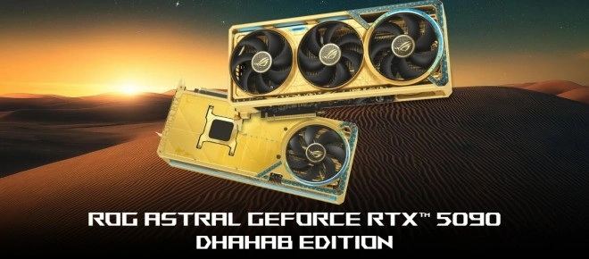 M�me la ROG Astral RTX 5090 Dhahab Edition d'ASUS a �t� victime des scalpers, jusqu'� 22900 dollars !!!